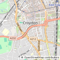 Map of Croydon