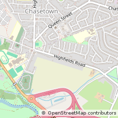 Map of Burntwood, Staffordshire