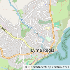 Map of Lyme Regis