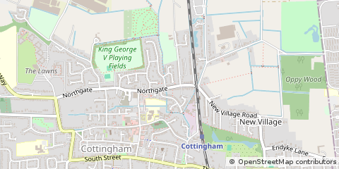 Map of Hull, East Yorkshire