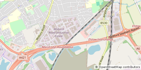 Map of Bedford