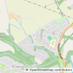 Map of Rowlands Gill