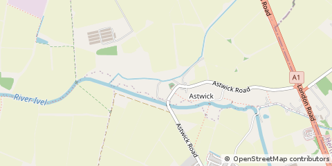 Map of Hitchin, Hertfordshire