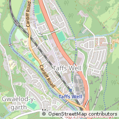 Map of Cardiff