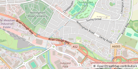 Map of Derby