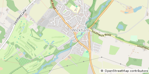 Map of Fareham, Hampshire