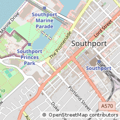 Map of Southport