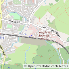 Map of Caerphilly