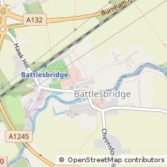 Map of Wickford, Essex