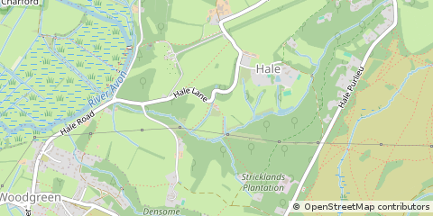 Map of Fordingbridge, Hampshire