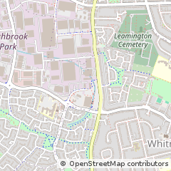Map of Leamington SPA, Warwickshire