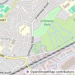 Map of Rumney, Cardiff