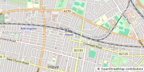Map of Hove
