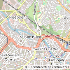 Map of Sheffield
