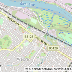 Map of Connahs Quay, Flintshire