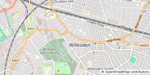 Map of Willesden