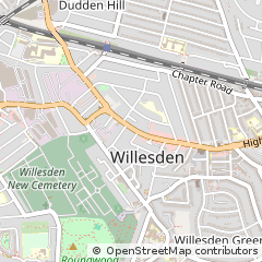 Map of Willesden