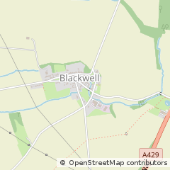 Map of Shipston on Stour, Warwickshire