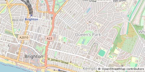 Map of Brighton, East Sussex