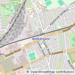 Map of Newcastle Upon Tyne