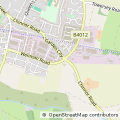 Map of Thame, Oxfordshire