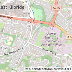 Map of East Kilbride, Glasgow