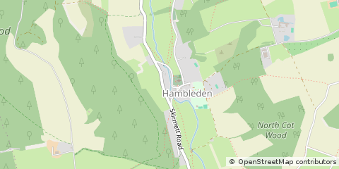 Map of Henley on Thames, Oxon