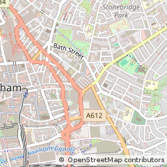 Map of Nottingham, Nottinghamshire