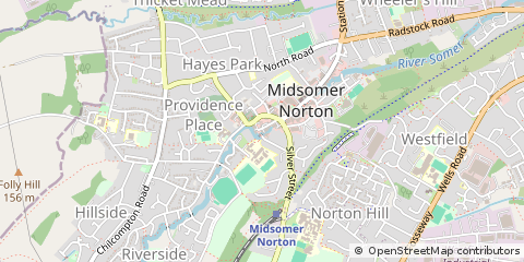 Map of Radstock, Somerset