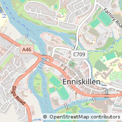 Map of Enniskillen, CO. Fermanagh