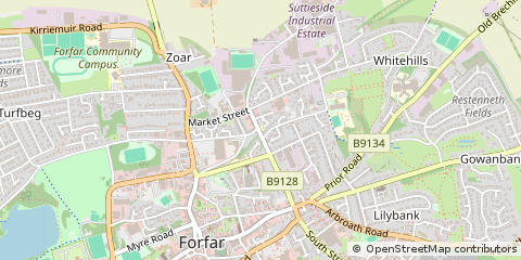 Map of Forfar