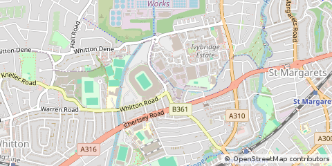 Map of Twickenham