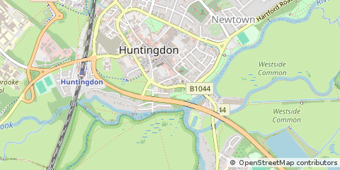 Map of Huntingdon