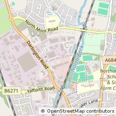 Map of Northallerton, North Yorkshire