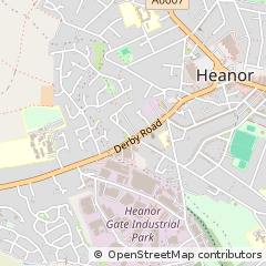 Map of Heanor, Derbyshire