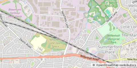Map of Willenhall, West Midlands