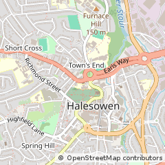 Map of Halesowen