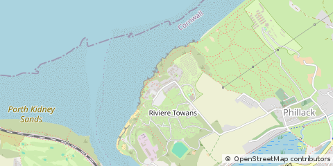 Map of Hayle, Cornwall