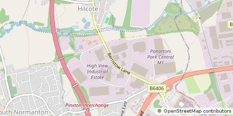 Map of Alfreton, Derbyshire