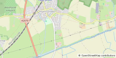 Map of Ashford, Kent