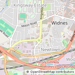 Map of Widnes
