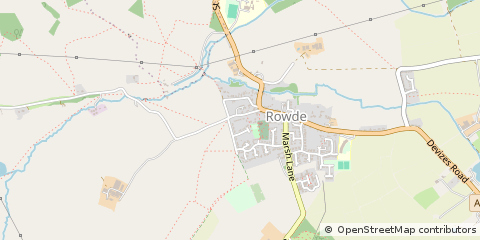Map of Devizes, Wiltshire