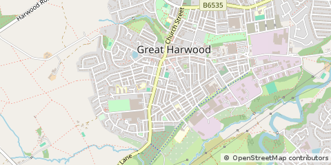 Map of Blackburn, Lancashire