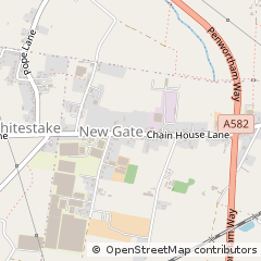 Map of Preston, Lancs