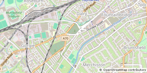Map of Edinburgh, Midlothian