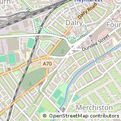 Map of Edinburgh, Midlothian