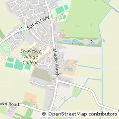 Map of Swavesey, Cambridgeshire