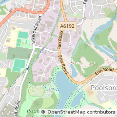 Map of Chesterfield, Derbyshire