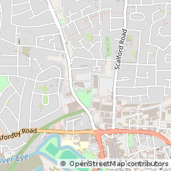 Map of Melton Mowbray, Leicestershire