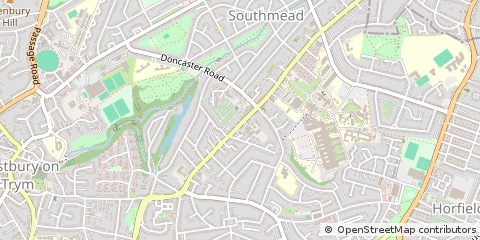 Map of Westbury on Trym, Bristol